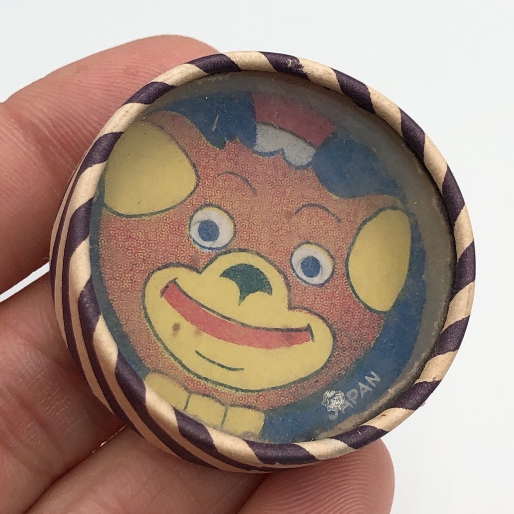 Antique Vintage Japan Bear Dexterity Game Puzzle